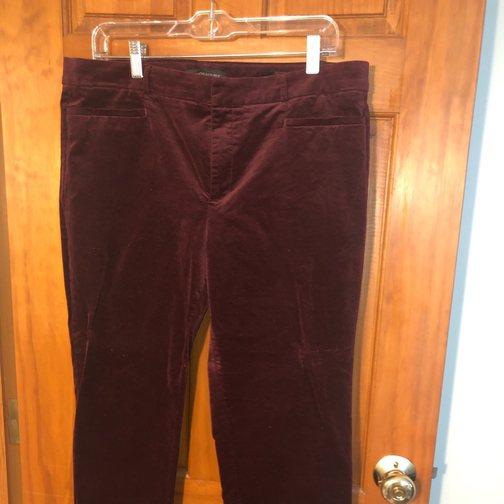 Final Price! Banana Republic Velvet Sloan Pant
